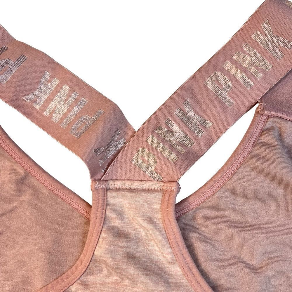Victoria's Secret PINK Light Blush Pink Racerback Sports Bra - Picture 3 of 11